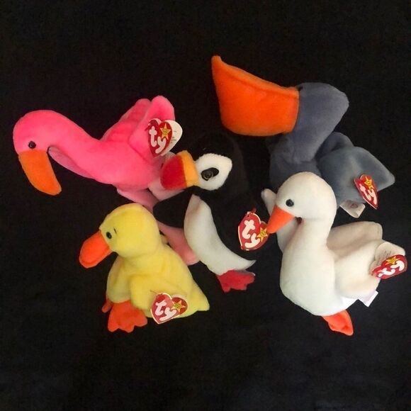 Ty Beanie Babies.  Flock of birds bundle. - Picture 1 of 13